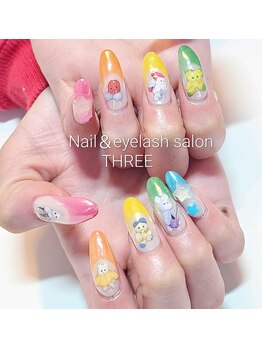 ネイルアンドまつげエクステ専門サロン スリー(THREE)/持ち込みデザイン