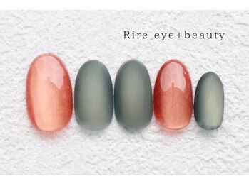 マグ×マットコート秋冬ネイル