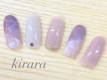 ネイルサロン きらら 藤沢本店/ストーン柄ネイル