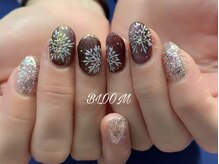ネイルサロン ブルーム(BLOOM)/雪の結晶ネイル709