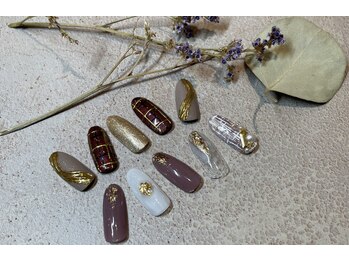 エスフィーネイルサロン リシェル(Esfy nailsalon Richer)/定額Bコース　2021年12月