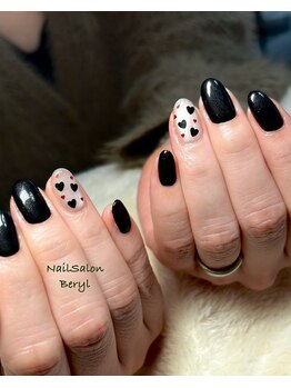 ベリル(Beryl)/【ハンド】ハートネイル