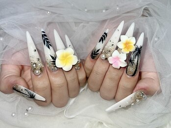 プルメリアネイル