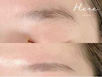 ヒア(Here.)/ふんわりナチュラル眉デザイン