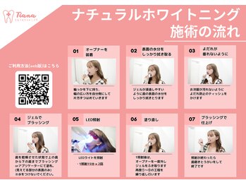 ティアナ 徳島店(Tiana)/ホワイトニングの流れ