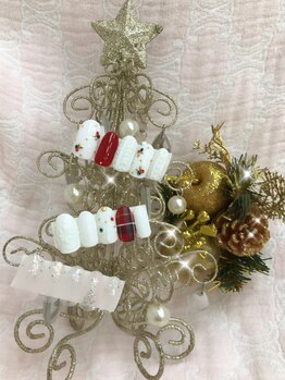 ネイルサロン ティアラリュクス 市川北口店(Tiara Luxe)/クリスマスネイル☆