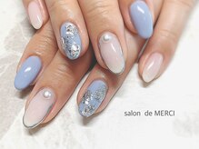サロン ド メルシー(Salon de MERCI)/銀箔×ぷっくり☆