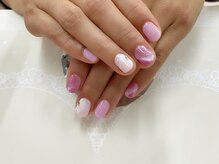 プルミエ ネイル(Premier Nail)/手描きフラワー＆マグネット