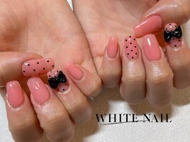りぼんネイル/韓国ネイル