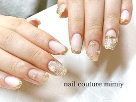 ツイード×ミラーフラワー☆