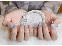ヘブン ネイル 鶯谷(HEAVEN Nail)/ブルーグラデネイル