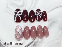 アット ウィル ヘアー ネイル(at will hair nail)/定額デザインRich(頼)