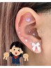 【学割★U24夏休み限定】耳ツボジュエリー10パーツ ￥3,500