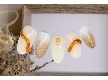 FAST NAIL 荻窪駅前店【パラジェル/ジェルネイル専門/定額/マグネット/フットネイル】/ボーダー　夏ネイル　【9328」