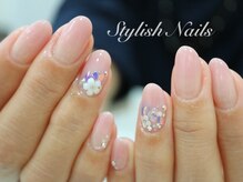 スタイリッシュネイルズ(Stylish Nails)/グラデーション＆フラワー１
