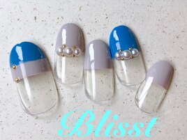 ツートンカラーネイル