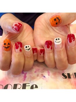トータルサロン 白べぇーっ プラス/ハロウィンネイル