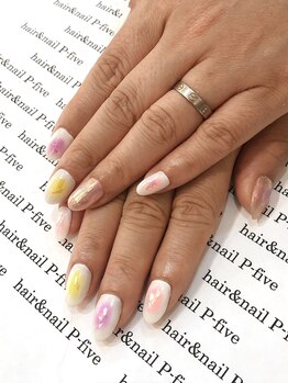 ヘアアンドネイル ピーファイブ(P-five)/POP &CUTEなネイル♪