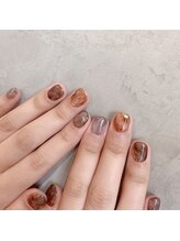 アティックネイルアトリエ(attic nail atelier)/べっこうニュアンス★