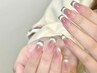 【人気NO.2】チークベース+マグネットフレンチ ¥7700★パラジェル変更可★