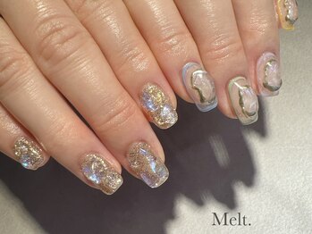 メルト(Melt.)/氷ネイル♪つけ放題¥12800