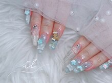 イル 神戸店/夏ネイル×マーメイドネイル