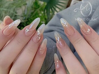 More Glam Nailsalon 大宮東口店 ~韓国ネイル・ワンホンネイル・スカルプネイル~/チップ持ち込みデザイン