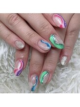 カラフルうねうね