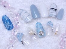 エムネイル(M Nail)/冬・氷の様に！スモーキーブルー