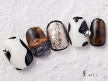 アイネイルズ 横浜WEST店(I-nails)/べっ甲風アートネイル10480円