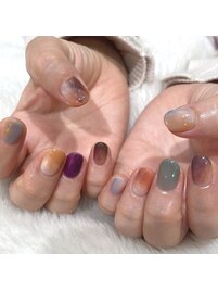 パラジェル　ニュアンスネイル