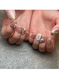 white×gold nuance