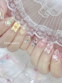 推しカラーネイル☆