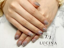 c-176 バレンタインネイル
