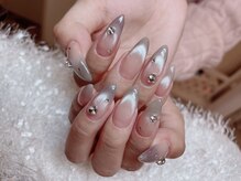レアネイル 新宿(le'a nail)/マグネットグラデーションネイル