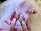 夏 フラッシュネイル