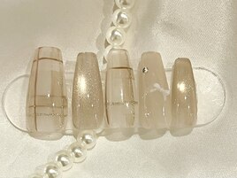 定額コース/チェック・リボン