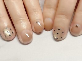定額　シンプル上品ネイル