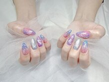 ヤシネイル(Yashi Nail)/シンプル持込 クラゲネイル