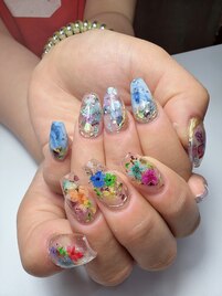 ショートネイルデザスカ
