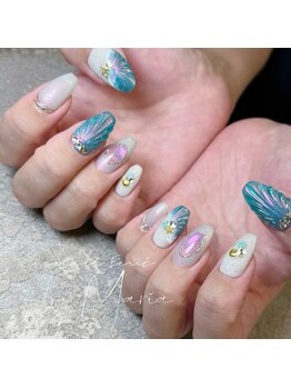 ネイルアート エクリ(Nail Art:Ecrit)/サマーネイル