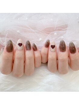 秋.シアーカラーネイル