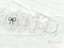 ネイルメゾン 池袋店(NAIL MAISON)/オーロラリボン¥4800
