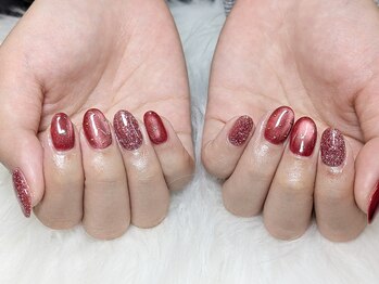赤ネイル♪