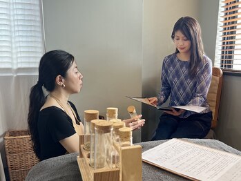 フカ(fuca.)の写真/ご自分の体質・悩みを徹底分析！カウンセリング付きハーブオイルマッサージ/kampo steam付きメニューも◎