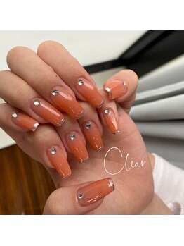 クリア(Clear)/秋色ミラーフレンチ