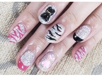 エムアイネイル(MI nail)/ジェルアートつけ放題¥8200