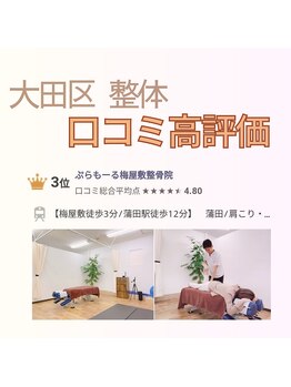 ぷらもーる梅屋敷整骨院/大田区・整体ランキング上位