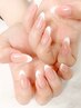 【初回オフ無料】ハンドジェルネイル＊フレンチ¥8500
