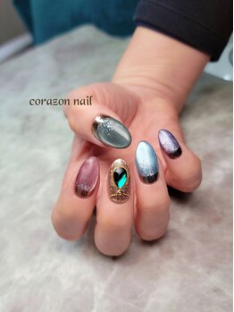 コラソンネイル(corazon nail)/HAND120分コース☆シルキーマグ